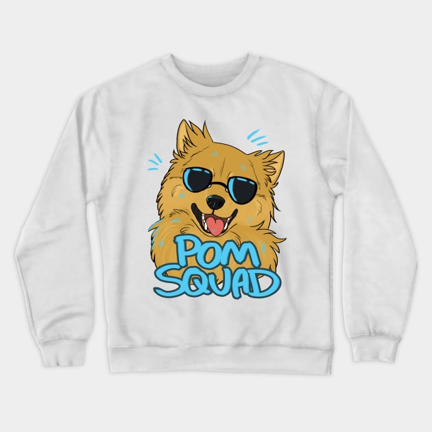 POM SQUAD Crewneck Sweatshirt by mexicanine